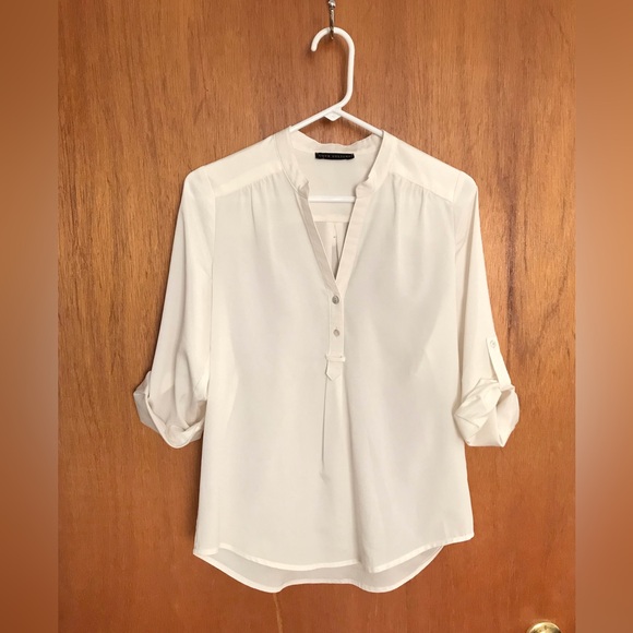 Love Culture Tops - Love Culture Off White/Cream Blouse